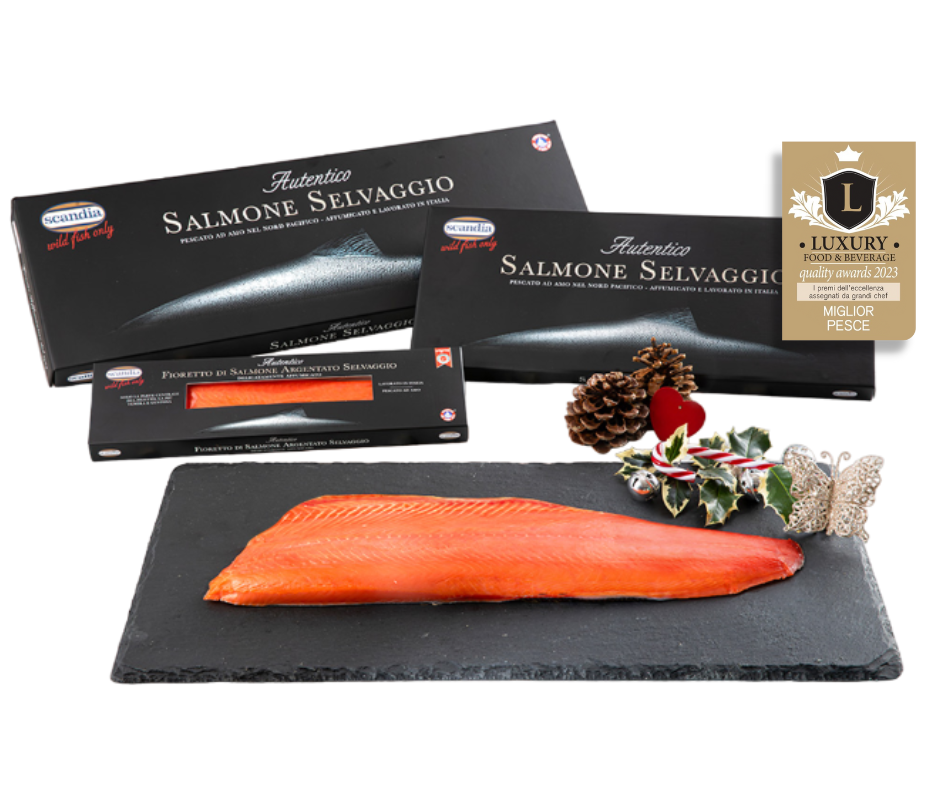 Autentico, il salmone selvaggio argentato Scandia è stato premiato ai Luxury Food&Beverage Quality Awards